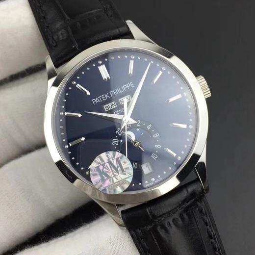 KM百达翡丽 复杂功能计时5396系列 全新开模V2版本上新！男士腕表，皮表带，自动机械机芯，透底 商品图4