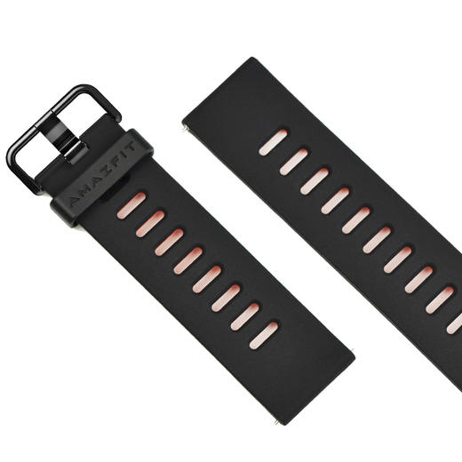 【22mm表带宽度】Amazfit 智能运动手表配件 运动硅胶腕带 商品图0