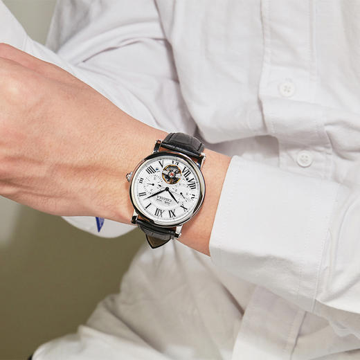 卡罗莱飞轮全自动机械表男士手表 CA1064M 商品图0