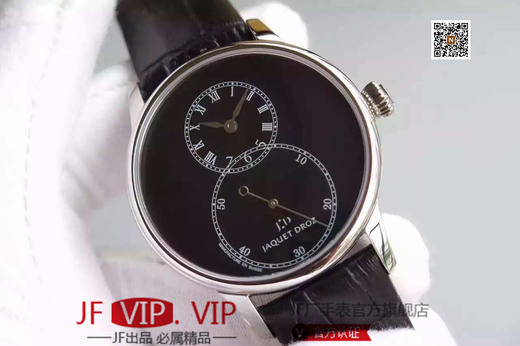 TW雅克德罗GRANDE SECONDE ENAMEL系列经典！全自动机械机芯，透底，男表，精钢外壳，小牛皮表带！ 商品图2