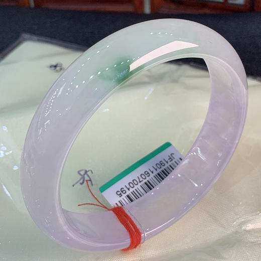 KLW-JF930-3玉石缅甸翡翠玉镯冰彩翡翠紫绿手镯 商品图3