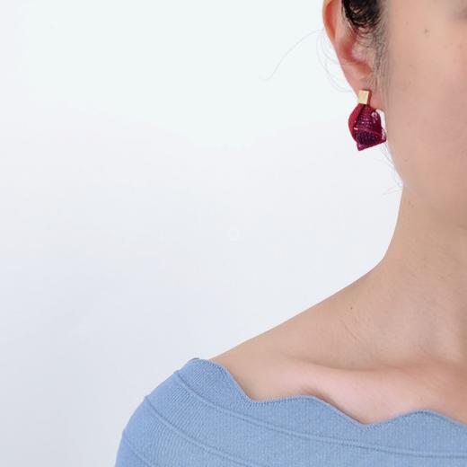 北京仓｜Vlum-Déliée-黑加仑紫 耳夹（无需耳洞）［法国设计师］ 商品图1