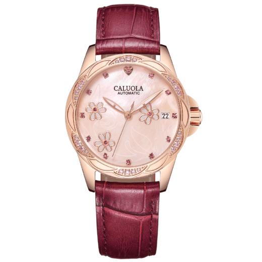 卡罗莱全自动机械表女士手表时尚皮带腕表 CA1193ML 商品图3