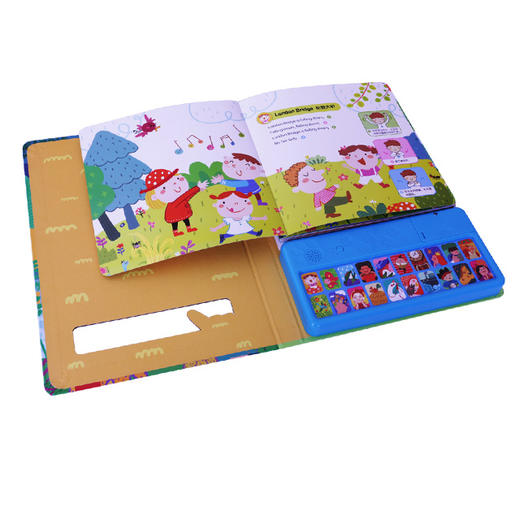 我会念童谣+我会唱英文儿歌  互动发声书 0-3岁 原价：196/套 商品图5