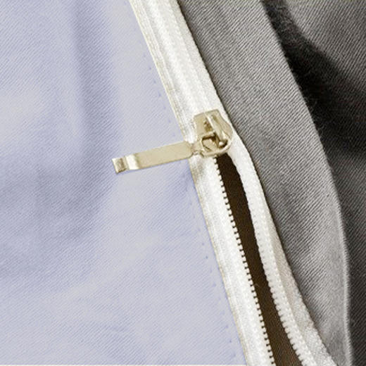 维也纳定制 | 全棉贡缎四件套 精舒棉 AB面 灰色（尺寸可选） 商品图6