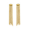 J.HARDYMENT | Oval Thumbprint Chain Fringe earrings [耳环 玫瑰金] 商品缩略图3