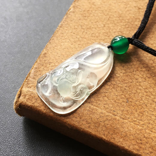 高冰到玻璃种翡翠荷花和和美美 商品图2