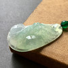 冰种阳绿俏色厚庄翡翠龙牌 商品缩略图3