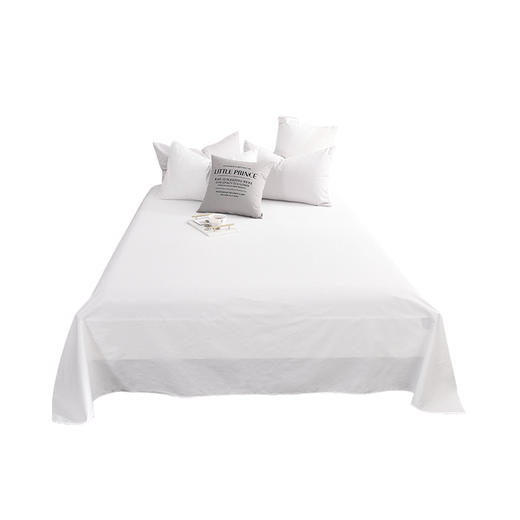 【加倍舒适】维也纳 全棉床单 全棉贡缎细腻柔滑 母婴安全可用（尺寸可选） 商品图6