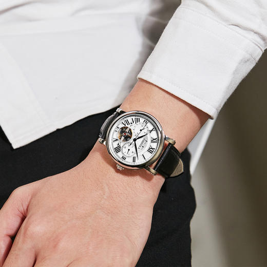 卡罗莱飞轮全自动机械表男士手表 CA1064M 商品图1