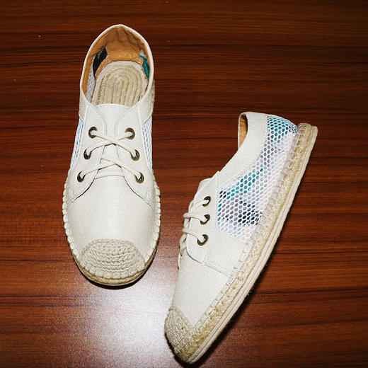 【买麻鞋，雅路人】防脚臭，春夏款手工千层底布鞋亚麻底女鞋千层底布鞋女1904-01 商品图1