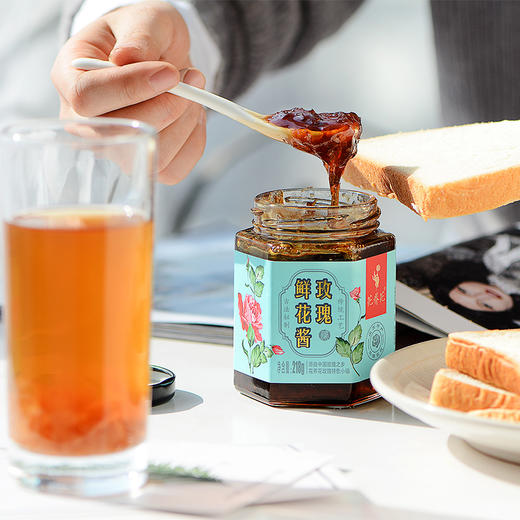 玫瑰鲜花酱礼盒 654g（218g*3罐） 商品图4