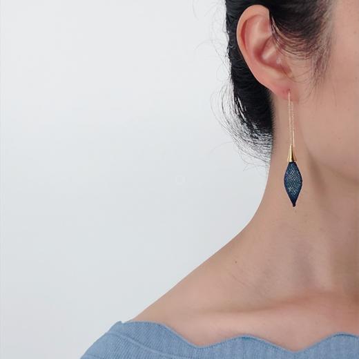 北京仓｜Vlum-Epineuses-孔雀蓝 耳线［法国设计师］ 商品图1