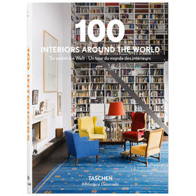 【现货】【TASCHEN】100 INTERIORS AROUND THE WORLD，100例世界室内设计