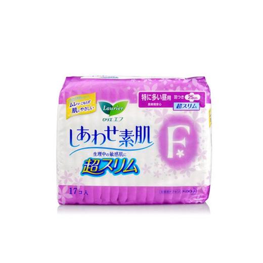【一般贸易中文标】3包装丨日本花王卫生巾乐而雅F系列日用25cm*17片 商品图0