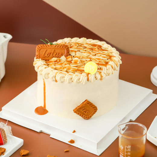 焦糖杏仁蛋糕 “酥粒夹心戚风奶油蛋糕” A0932 商品图4