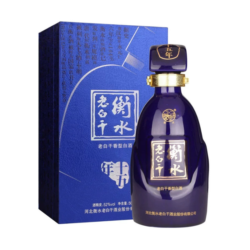 衡水老白干， 500ml*4，古法十五年，老白干香型