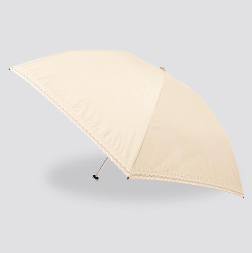 CESARE BRUNI品牌55cm*6k超轻铝骨春夏防紫外线纯色蕾丝刺绣边晴雨伞 CSS1332005 商品图11