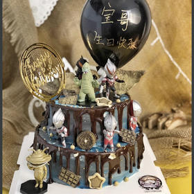 （4）奥特曼主题打怪兽，根据蛋糕大小不同，怪兽款式数量随机搭配