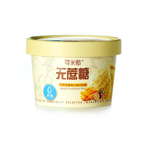 可米酷无蔗糖冰淇淋水果冰激凌雪糕冰棍冰糕芒果西番莲10盒 商品图3