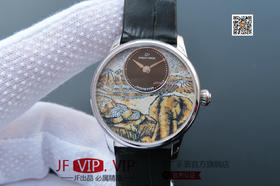 TW雅克德罗【女神】腕表 表里如一 独具匠心！烧钢蓝指针，电白金手工镶钻，玫瑰金镶钻！直径33mm厚度：10mm