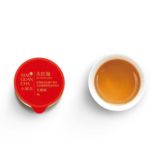 小罐茶丨乌龙茶 大红袍 茶叶 礼品礼盒装 金罐 10罐 40g 商品图4