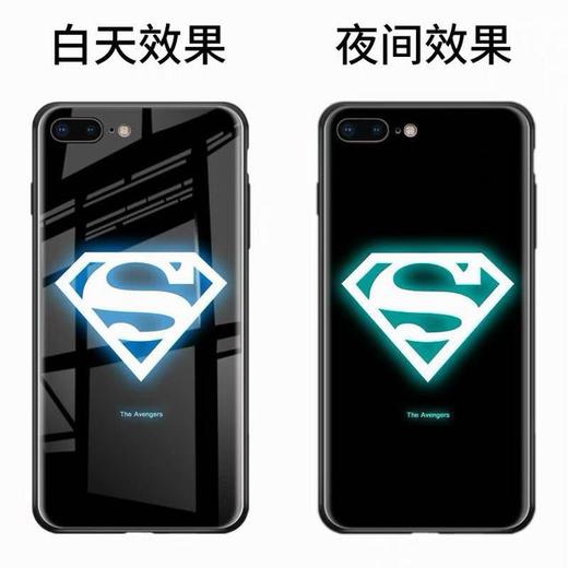 〖新夜光钢化玻璃壳〗适用iphoneX手机壳苹果7/8plus创意全包定制保护套 商品图4