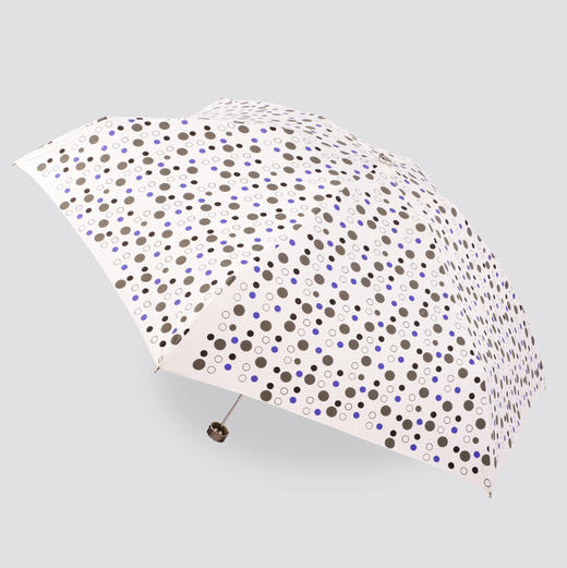 春夏50cm*6K超轻铝骨铝中棒防紫外线经典波点晴雨伞 71228 商品图5