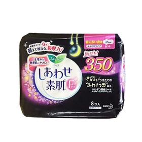 【一般贸易】日本花王素肌F系列夜用卫生巾量大瞬吸防敏感肌无荧光剂35cm8片