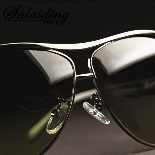 日夜两用偏光司机太阳镜男士开车专用驾驶镜复古墨镜蛤蟆眼镜 商品图4