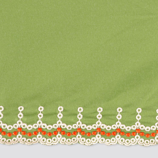 CESARE BRUNI品牌55cm*6k超轻铝骨春夏防紫外线纯色蕾丝刺绣边晴雨伞 CSS1332005 商品图4