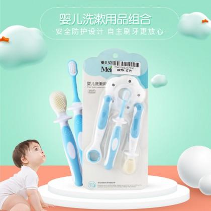 婴儿训练牙刷新生儿宝宝软毛乳牙刷口腔舌苔清洁器 商品图0