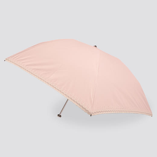 CESARE BRUNI品牌55cm*6k超轻铝骨春夏防紫外线纯色蕾丝刺绣边晴雨伞 CSS1332005 商品图6