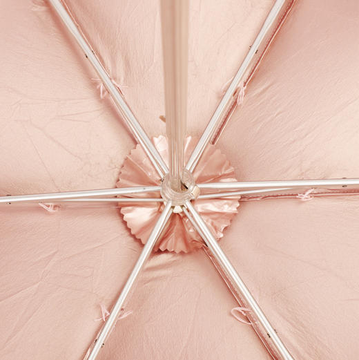 CESARE BRUNI品牌55cm*6k超轻铝骨春夏防紫外线纯色蕾丝刺绣边晴雨伞 CSS1332005 商品图8