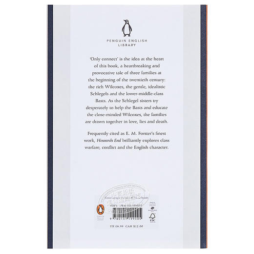 【中商原版】[英文原版]Howards End (Penguin English Library) 企鹅出版 商品图1