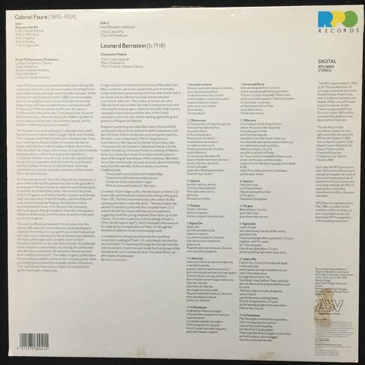 LP黑胶唱片 阿列德·钟斯声乐作品集 商品图1