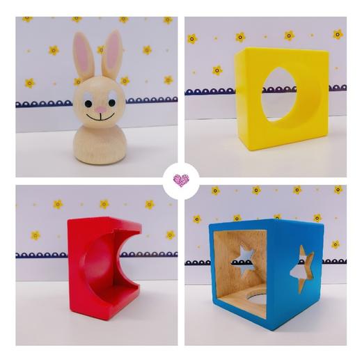 【品牌方直发】比利时Smart Games益智玩具 兔宝宝魔术箱&百变城堡&白与夜创意积木 商品图5