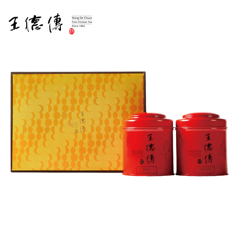 19中秋月华二小（四季乌龙100g+黑制小沱茶20入）