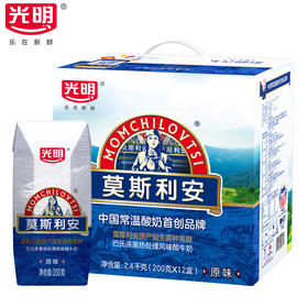 光明莫斯利安原味酸牛奶200g*12盒