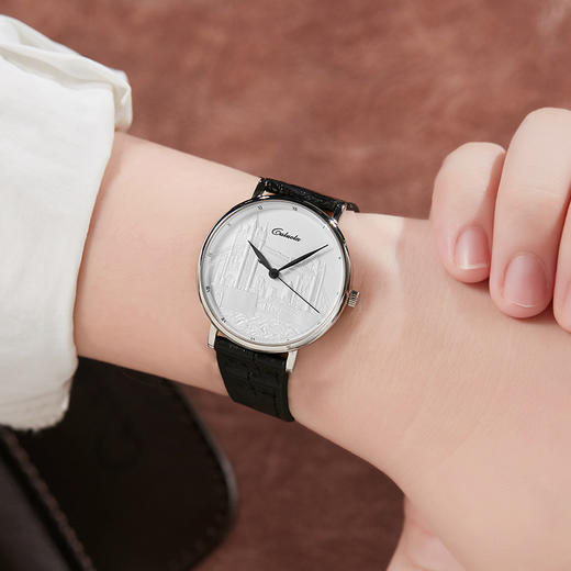 卡罗莱女表简约时尚女士手表防水学生皮带 CA1119L 商品图1