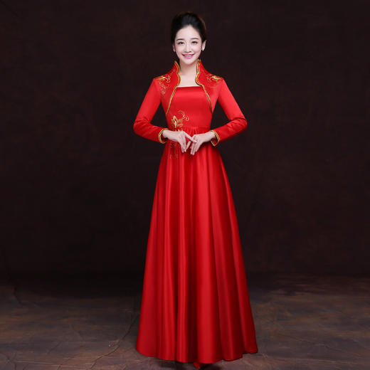 礼仪服旗袍 商品图0