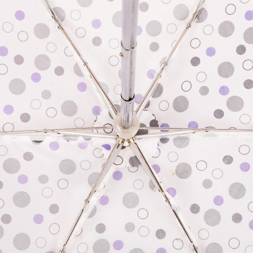春夏50cm*6K超轻铝骨铝中棒防紫外线经典波点晴雨伞 71228 商品图10