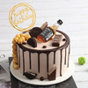 威士忌蛋糕-巧克力淋面榛子酱夹心-2磅7寸加高款 商品缩略图0