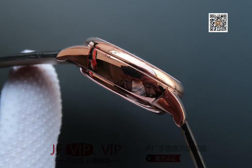 TW雅克德罗【女神】腕表 表里如一 独具匠心！烧钢蓝指针[强]电白金手工镶钻，玫瑰金镶钻！直径33mm，厚度：10mm 商品图4