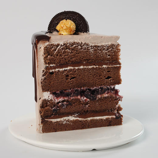 威士忌蛋糕-巧克力淋面榛子酱夹心-2磅7寸加高款 商品图3