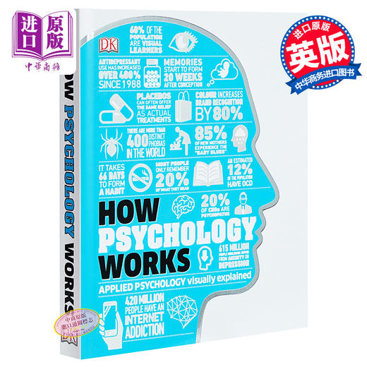 【中商原版】心理学如何运作 英文原版 DK-How Psychology Works Jo Hemmings 科学百科 视觉图解 商品图0