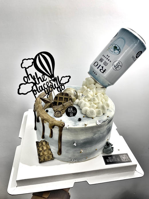 干杯吧啤酒主题蛋糕，酒瓶随机搭配，如有特殊喜欢的品牌请提前24小时联系在线客服 商品图2