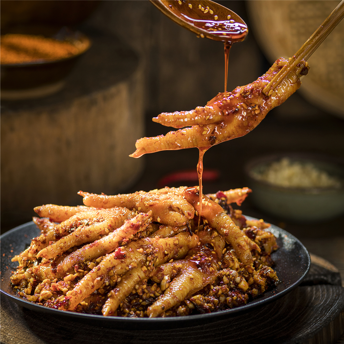 蒜香凤爪 约450克