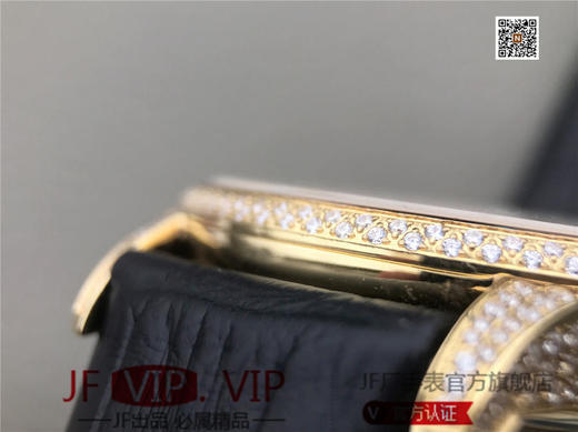 N雅克德罗大秒针系列亅亅J014013226腕表! 烧钢蓝指针 镀18k黄金镶钻！ 贝壳表盘搭配白色钻石 42毫米直径,男士 表壳厚度： 12毫米 商品图12
