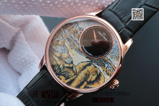 TW雅克德罗【女神】腕表 表里如一 独具匠心！烧钢蓝指针[强]电白金手工镶钻，玫瑰金镶钻！直径33mm，厚度：10mm 商品图1